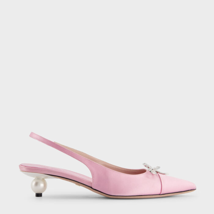 Blush pink deals slingback shoes