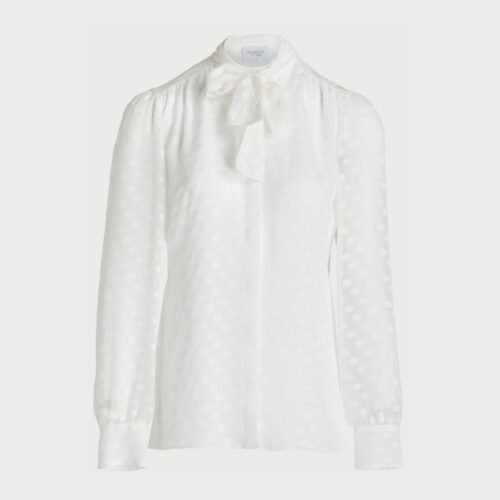 Louis Vuitton Polka Dot Mousseline Blouse