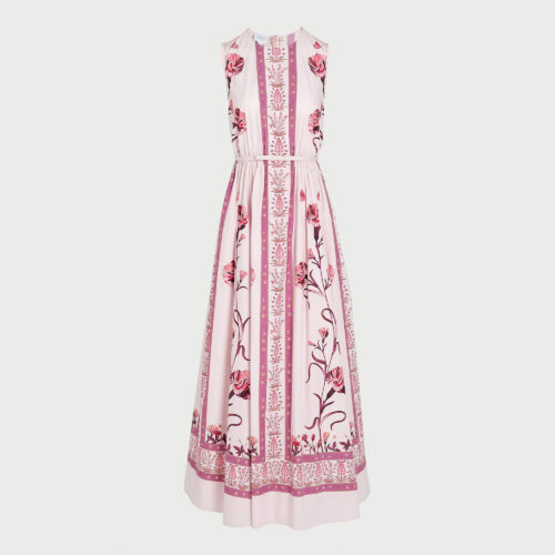 Abito rosa in popeline Screen Carnation