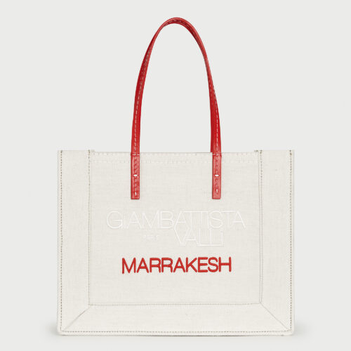 Shopper in lino Marrakesh