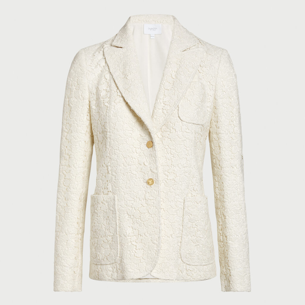 Ivory daisies macramé jacket - Giambattista Valli Paris | Haute
