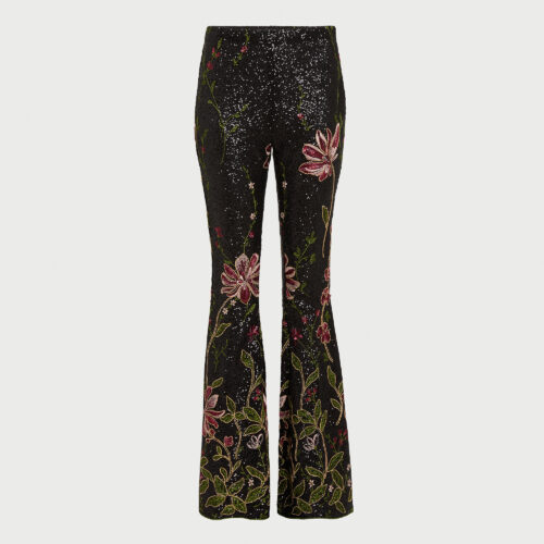 Pantalon noir flare Flower Screen