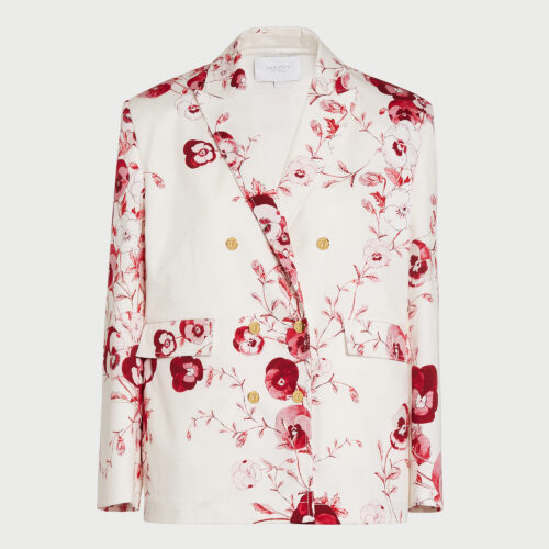 Veste ivoire Ruby Pansies
